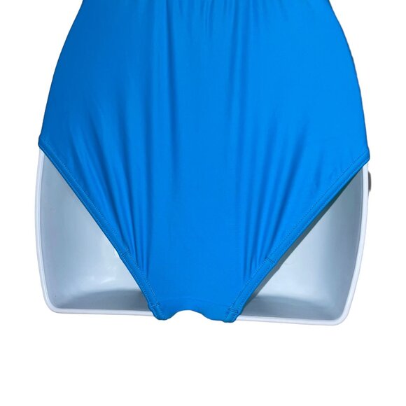 NWT Speedo No Wedgie Worries One Piece Swimsuit Youth 16 Girls Lined Patchwork - Picture 8 of 9